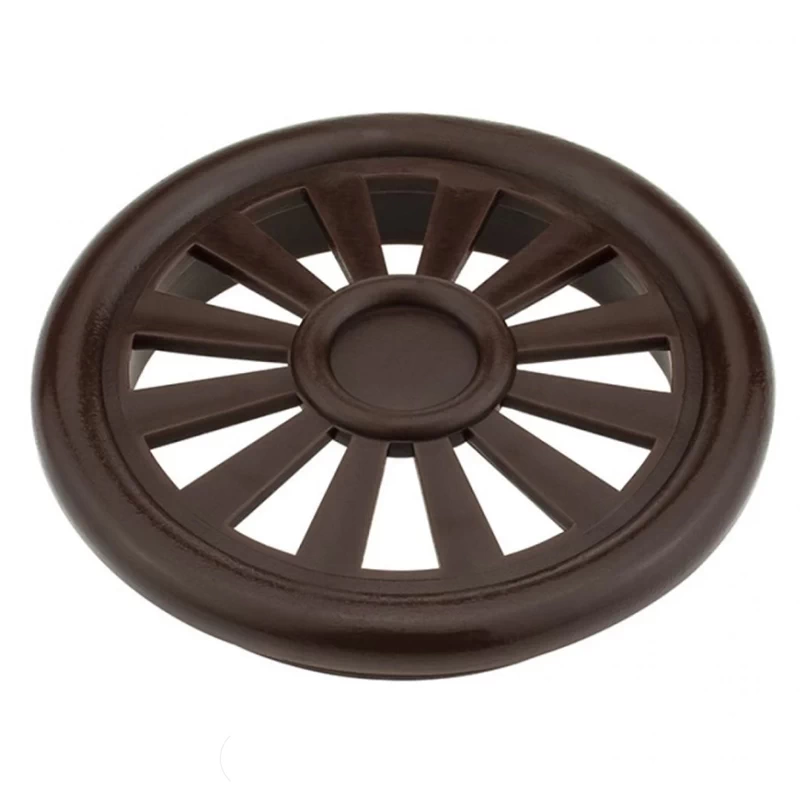 Вентиляційна решітка DC кругла  d-40мм Горіх