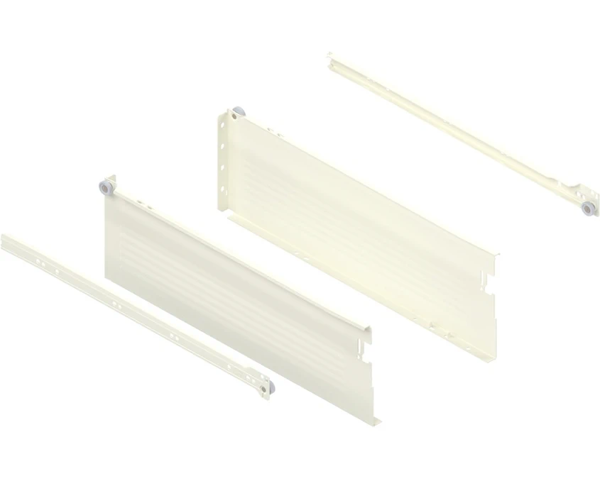 Напрямні Blum METABOX боковина 320K4500C MX MP R901 L-450мм H-118мм часткового висування Крем-білий
