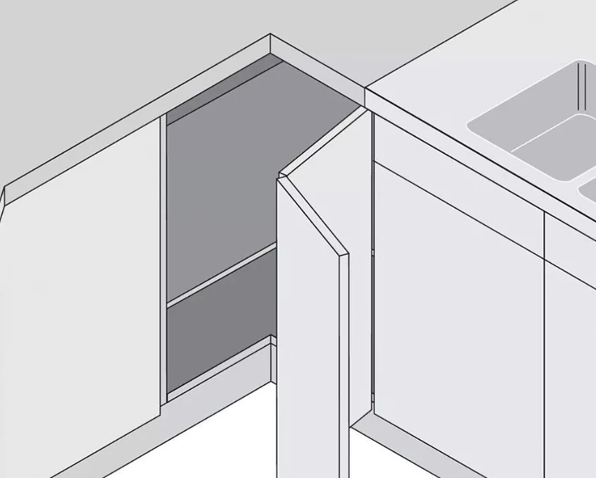 Завіса Blum для складних дверей 60° 79T8500 MB V25 NI Нікель - 2