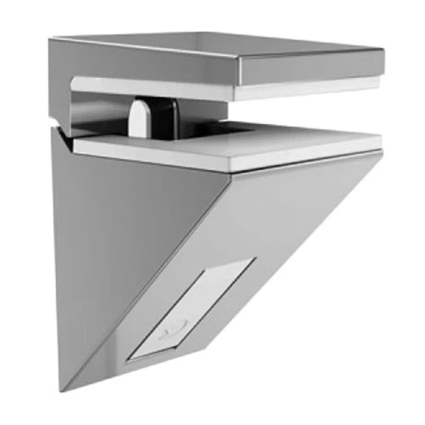 Полицетримач для скла Italiana Ferramenta під товщину 5-12мм Kalabrone Mini Нікель