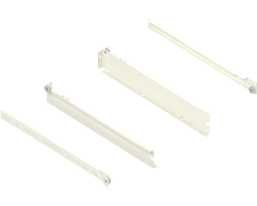 Боковина для напрямних Blum METABOX 320N4000С L-400мм H-54мм часткового висування Білий