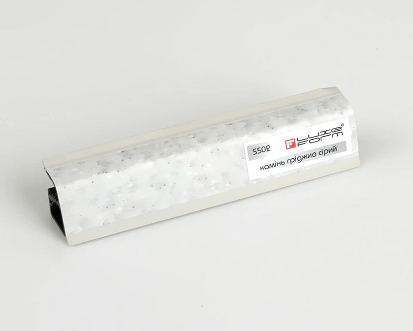 Плінтус кухонний LuxeForm 118 4200 мм S502 Камінь гріджио сірий 98102