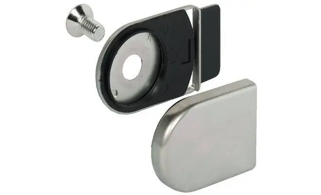 Відповідна частина Hafele до замку для скла 233.40.712 Нікель - 2