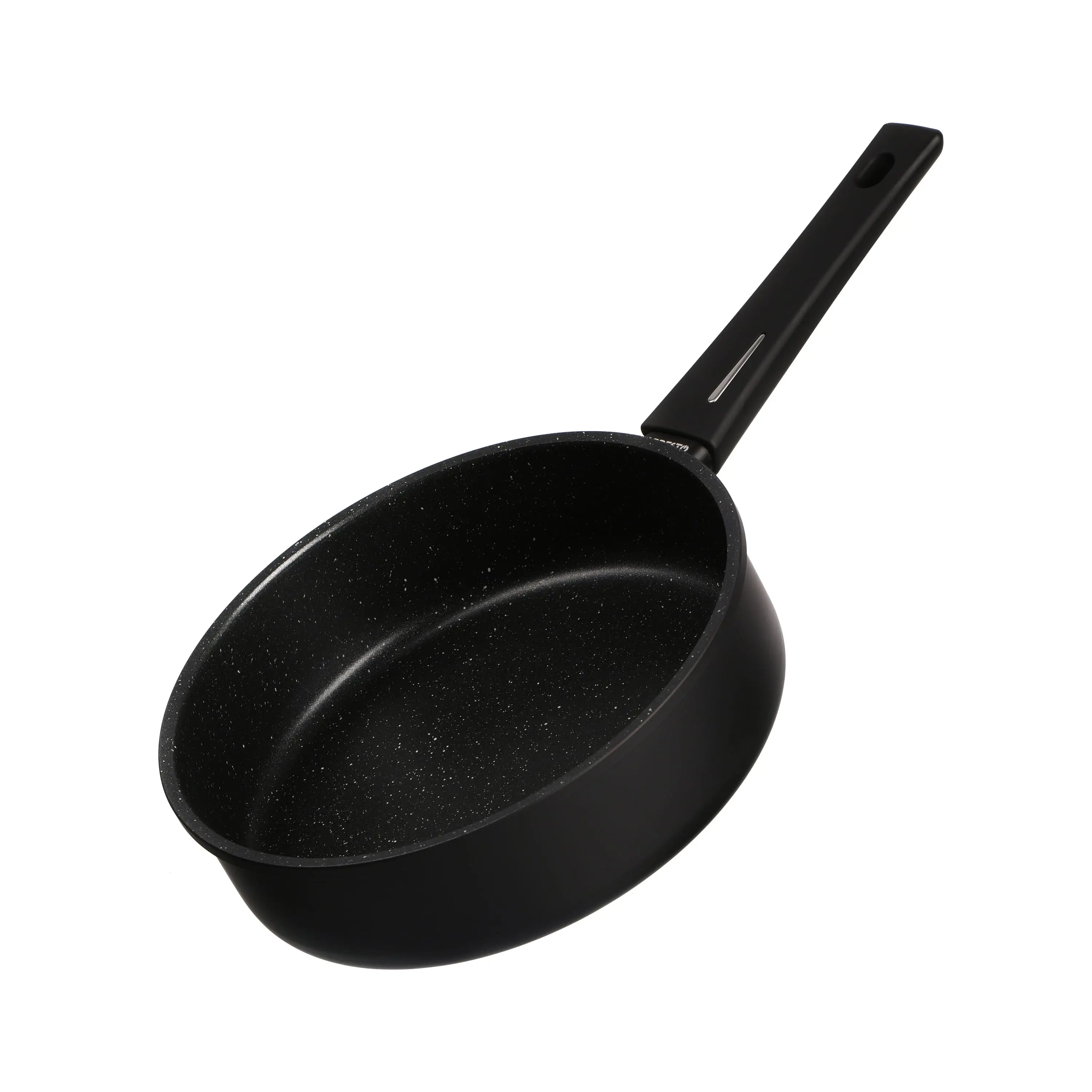 Сковорода глибока з кришкою Ardesto Gemini Gourmet Andria, 26см, алюміній, чорний