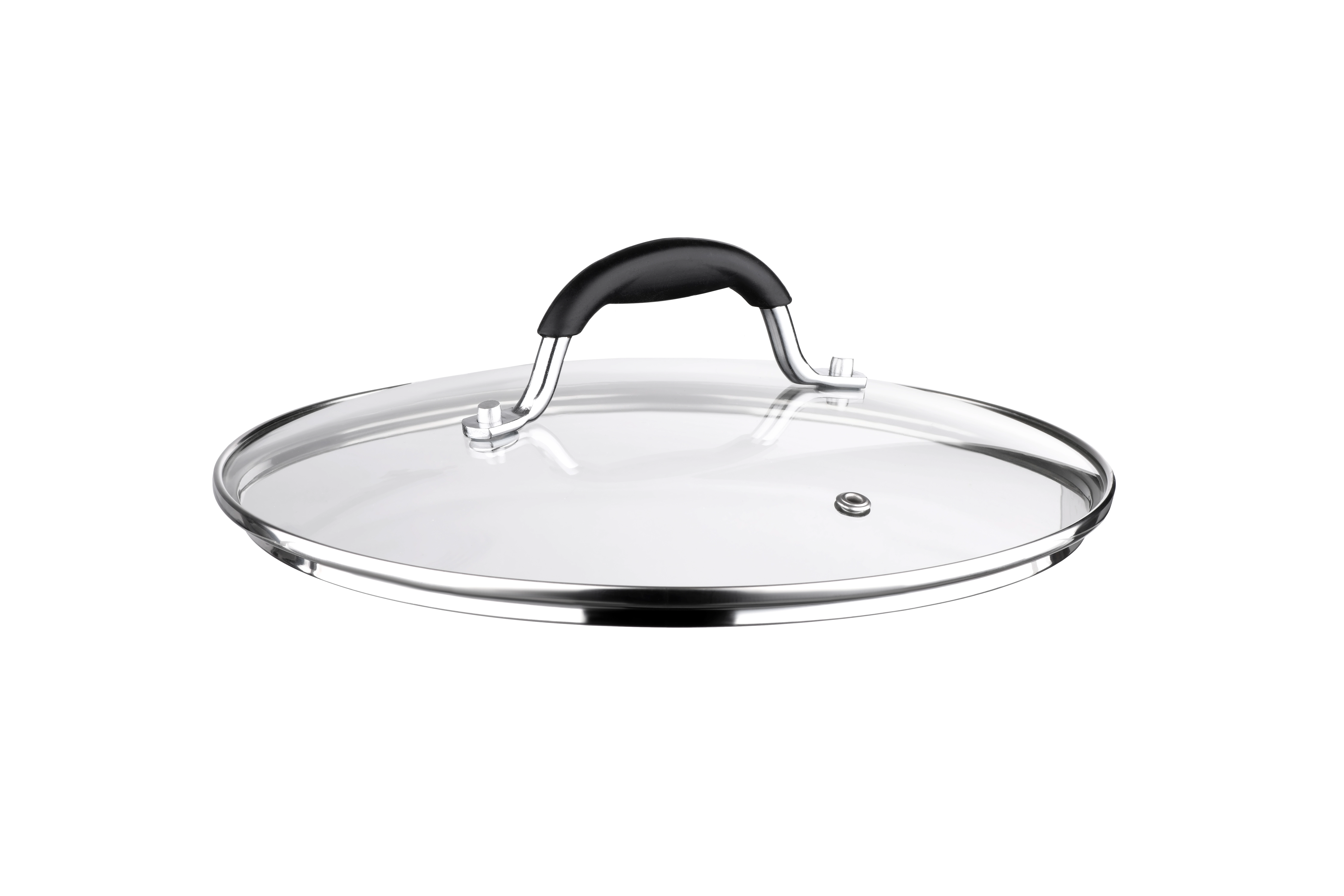 Кришка Ardesto Black Mars, 22см, термостійке скло, нержавіюча сталь, силікон