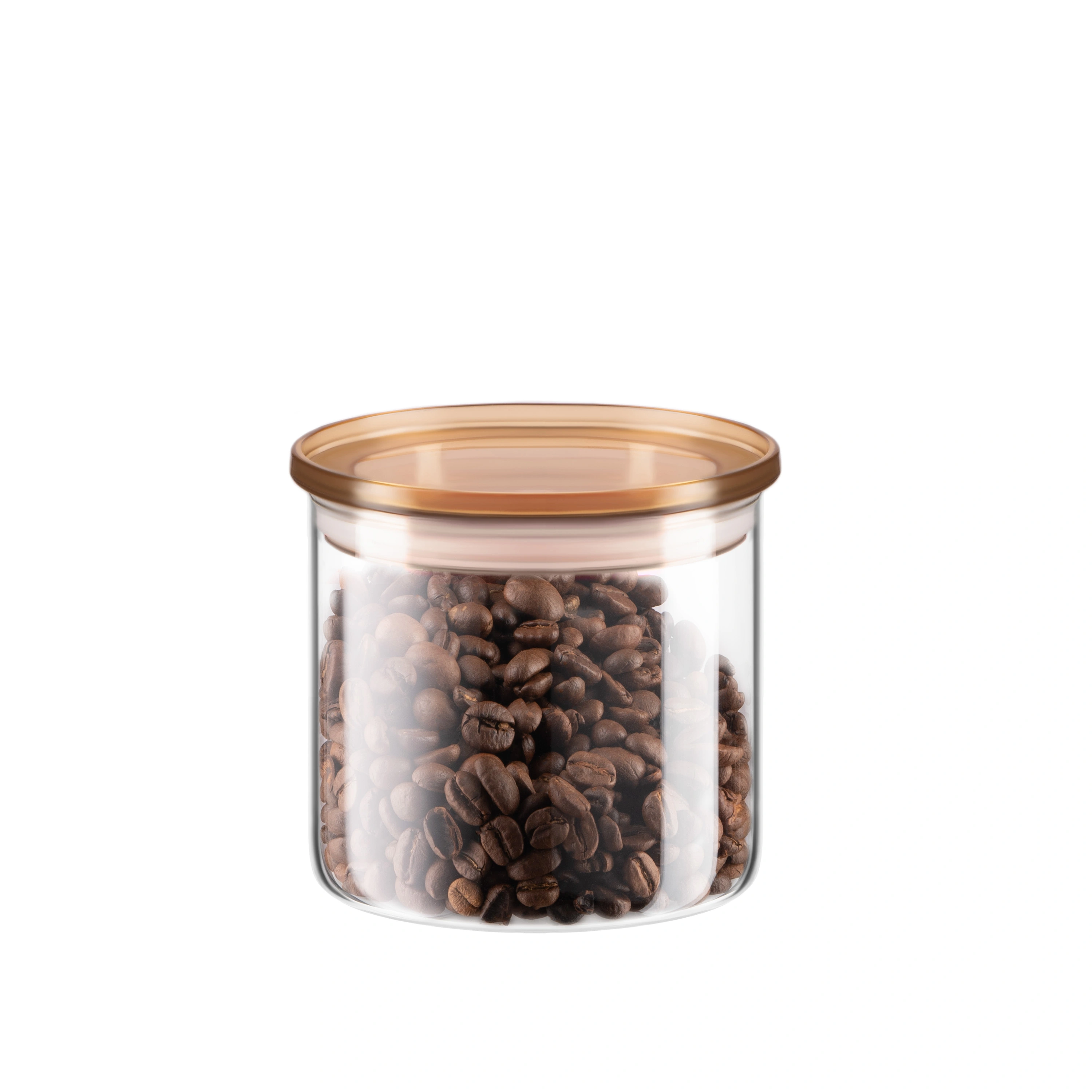 Банка для зберігання Ardesto Fresh 500мл, скло, пластик, прозорий - 2