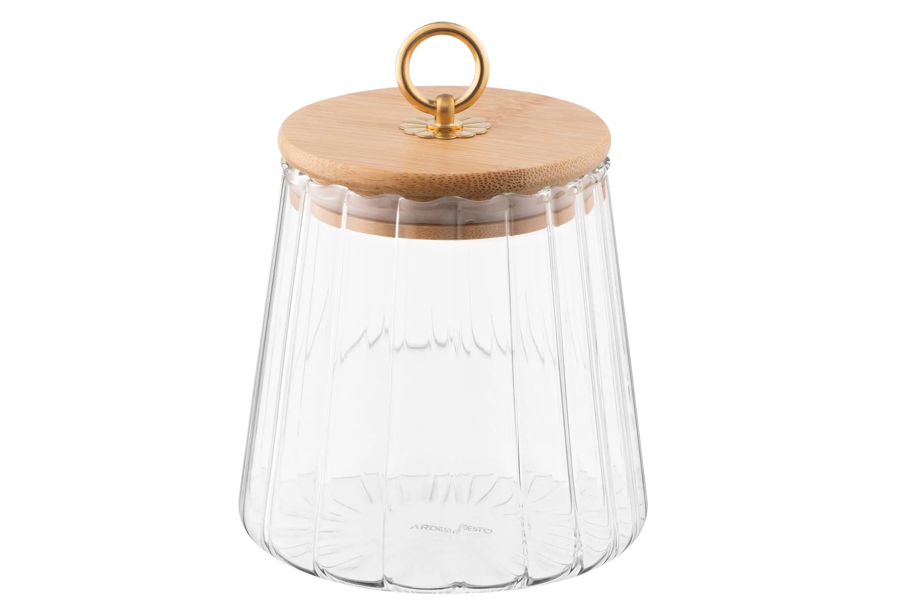 Банка для зберігання Ardesto Fresh Vintage, 650мл, скло, бамбук, прозорий - 2
