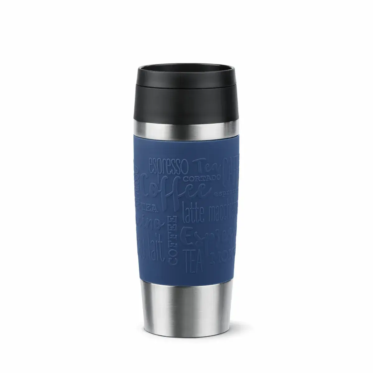 Термочашка Tefal Travel Mug Classic, 360мл, нержавіюча сталь, синій