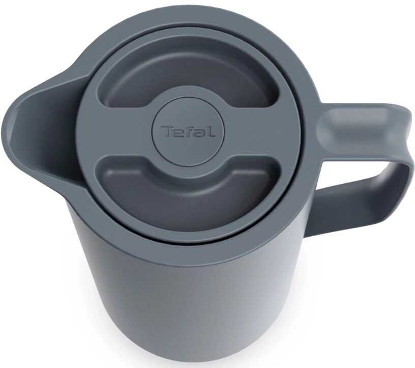 Термоглечик Tefal Motiva, 1л, пластик, скло, сірий-темний - 2