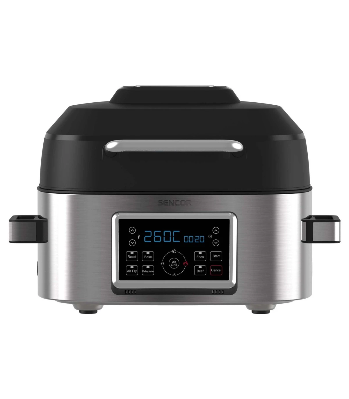 Мультипіч Sencor Vita, 1660Вт, чаша-6л, сенсорне керув., 40-265°C, 7 програм, метал/пластик, сіро-чо