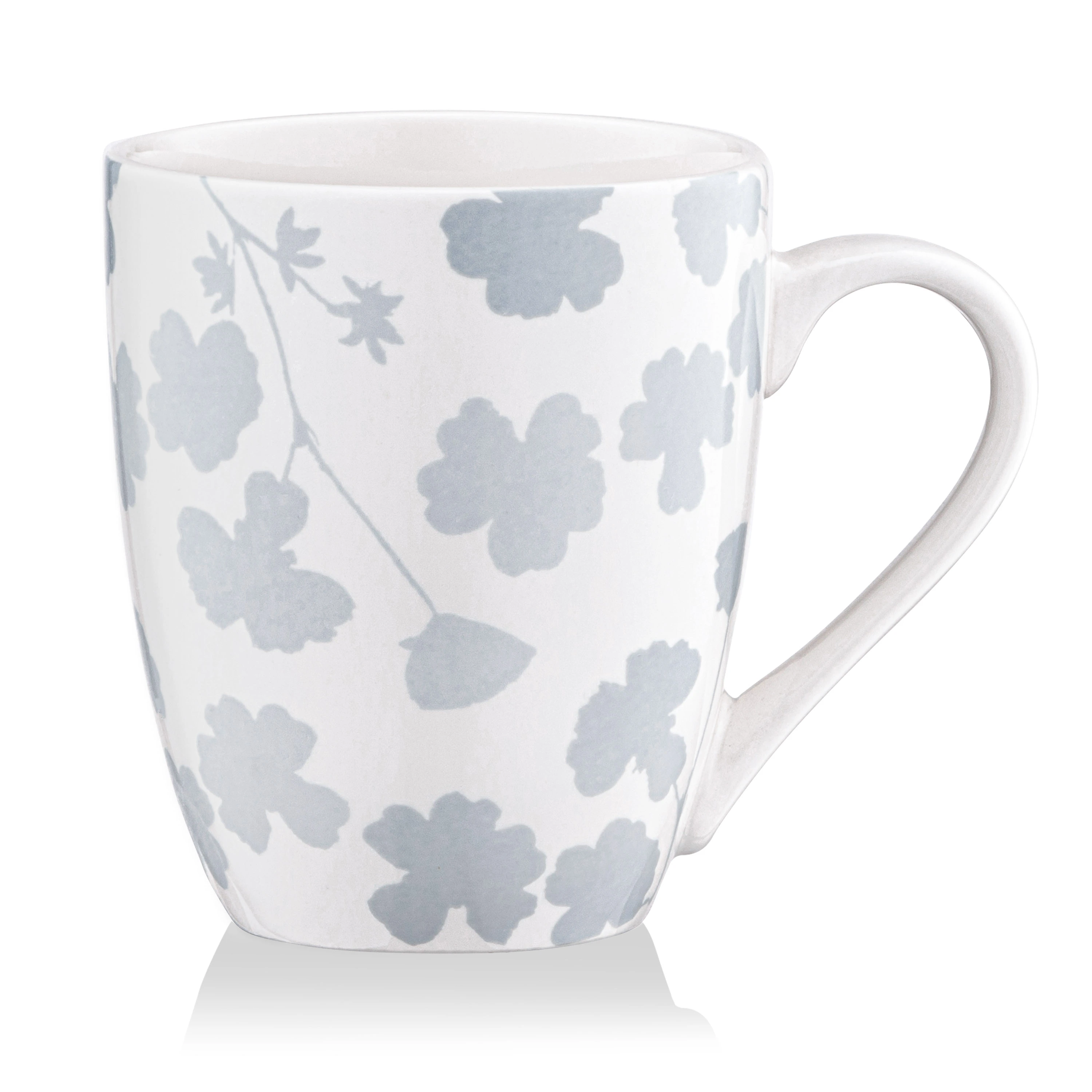 Чашка Ardesto Capri, 320мл, порцеляна, біло-блакитний