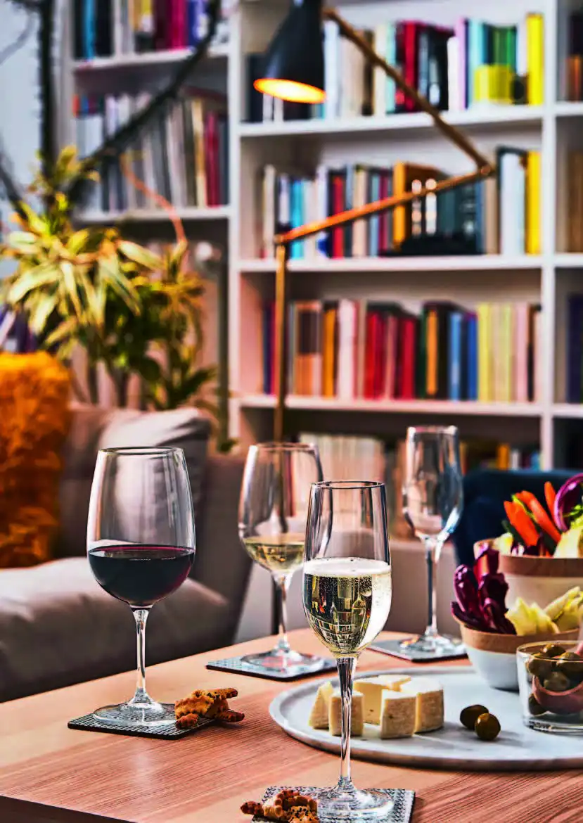 Набір келихів для вина Bormioli Rocco Inventa, для червоного вина, 615мл, h225мм, 6шт, скло, прозори - 2