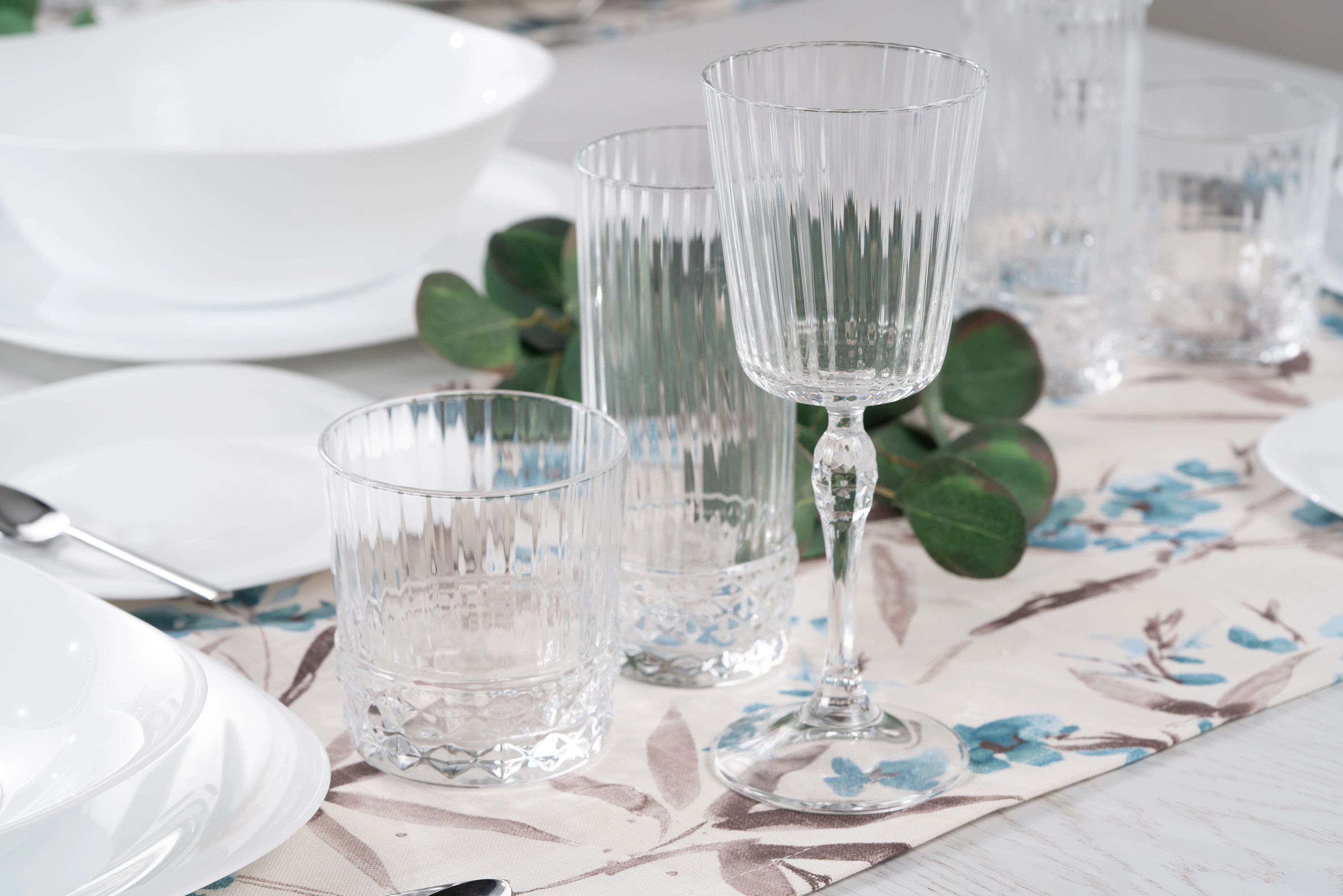 Набір склянок низьких Bormioli Rocco America'20s, 370мл, h92мм, 6шт, скло, прозорий - 2