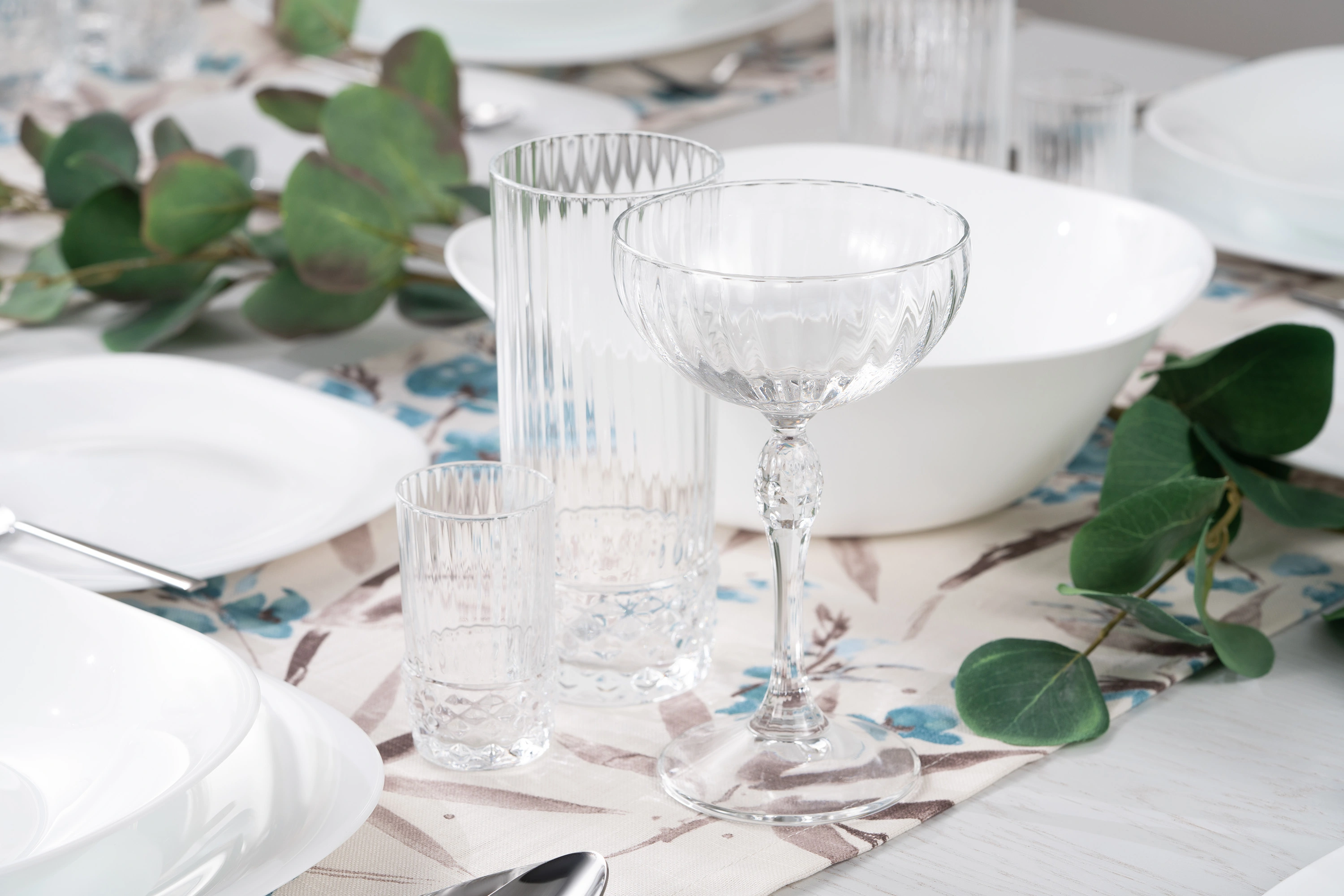 Набір склянок високих Bormioli Rocco America'20s Long Drink, 400мл, h158мм, 6шт, скло, прозорий - 2