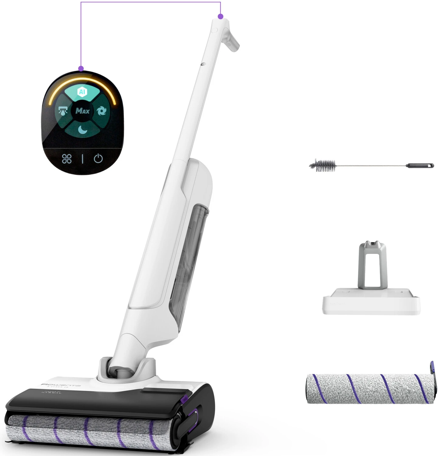 Пилосос Rowenta безпровідний миючий X-Clean 10, 200Вт, конт пил -0.67л, конт для води-0.79л, автон. - 2