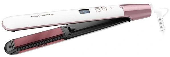 Випрямляч Rowenta Volumizer, >240Вт, темп.режимів-8, 140-210С, дисплей, іонізація, кераміка, біло-ро