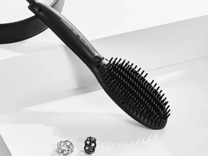 Щітка-випрямляч Rowenta Powerstraight Karl Lagerfeld, темп.режимів-3, 160-200С, іонізація, кераміка, - 2