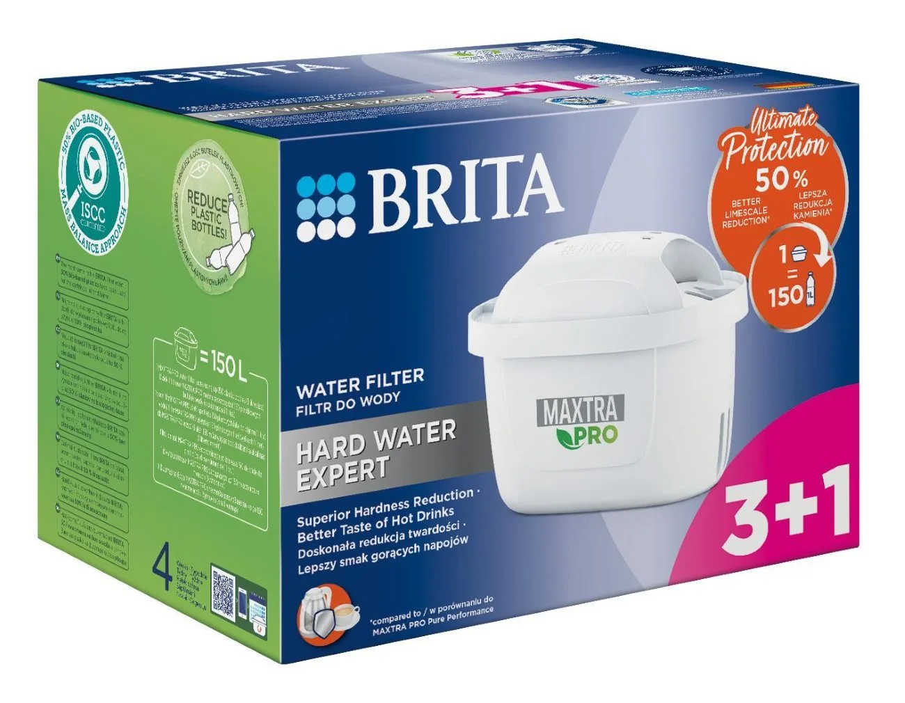 Фільтр-картридж Brita MXPro Limescale для жорсткої води 3+1шт - 2