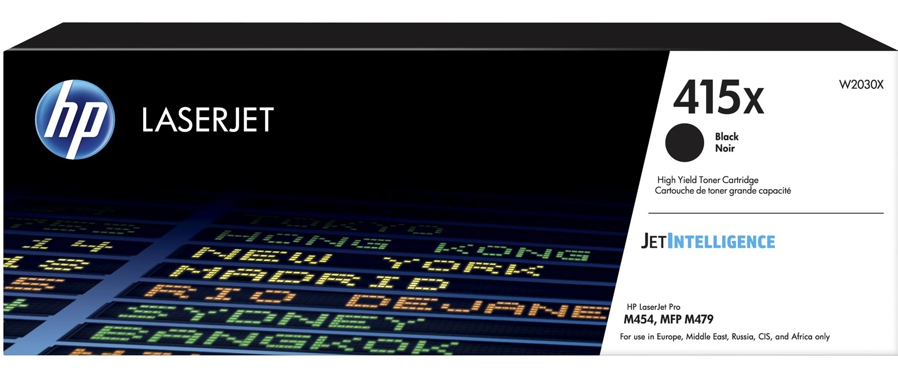 Картридж HP 415X CLJ Pro M414/454/479, Enterprise M455/M480 Black (7500стор)