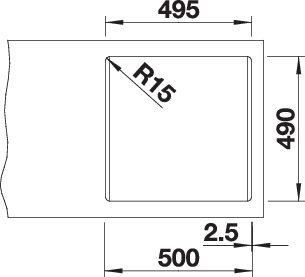 Кухонна мийка Blanco - 527135 PLEON 5 - 2