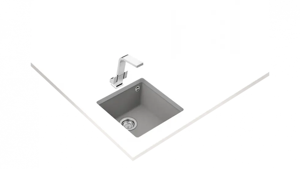 Кухонна мийка Teka - SQUARE 40.40 TG СЕРЫЙ 115230026 - 2