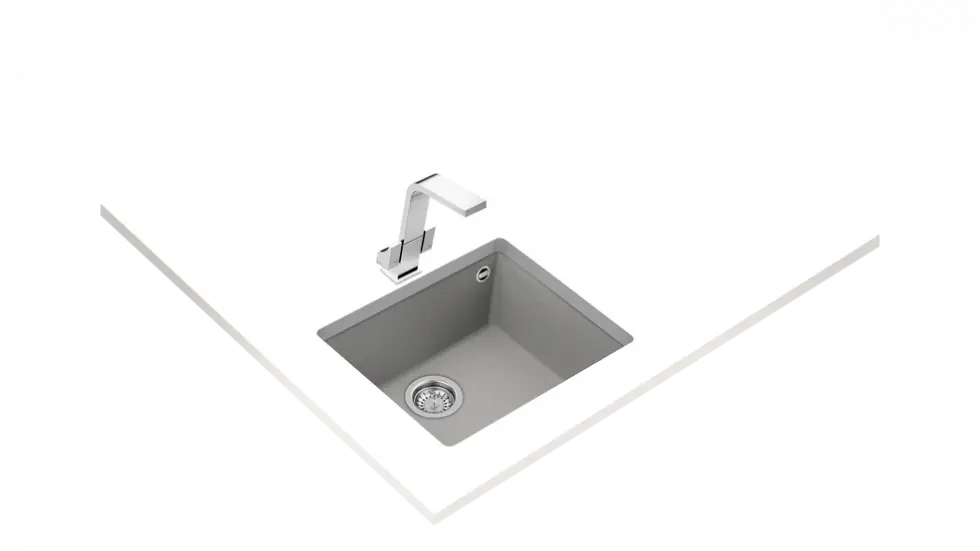 Кухонна мийка Teka - SQUARE 50.40 TG СЕРЫЙ 115230021 - 2