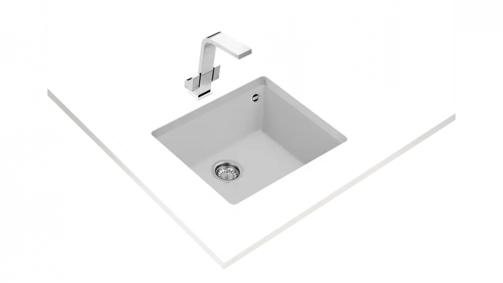 Кухонна мийка Teka - SQUARE 50.40 TG УЛЬТРА БЕЛЫЙ 115230024 - 2