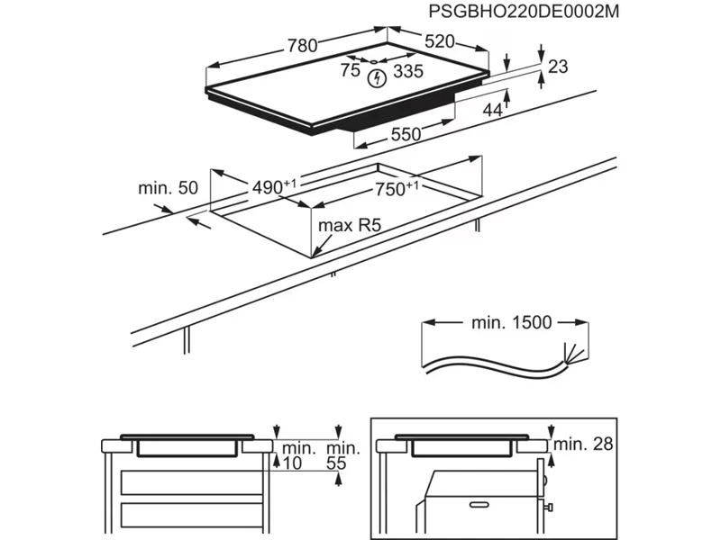 Варильна поверхня Electrolux - EIS 87583 - 2
