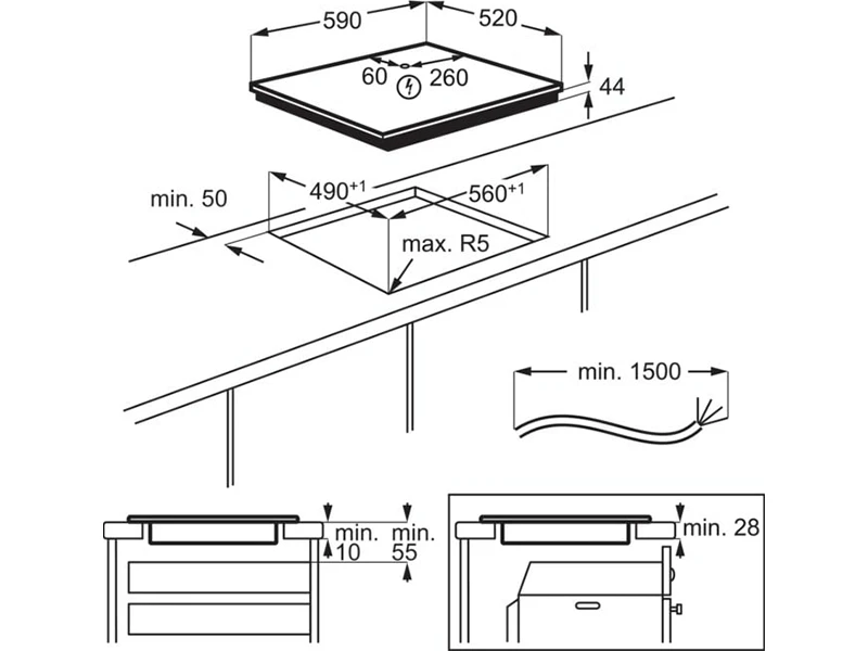 Варильна поверхня Electrolux - EIV 64453 - 2