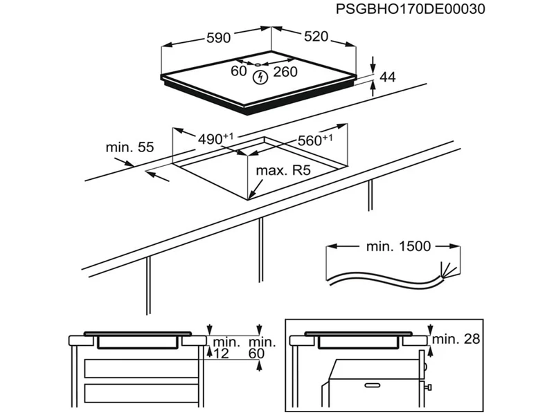 Варильна поверхня Electrolux - CIR 60433 - 2