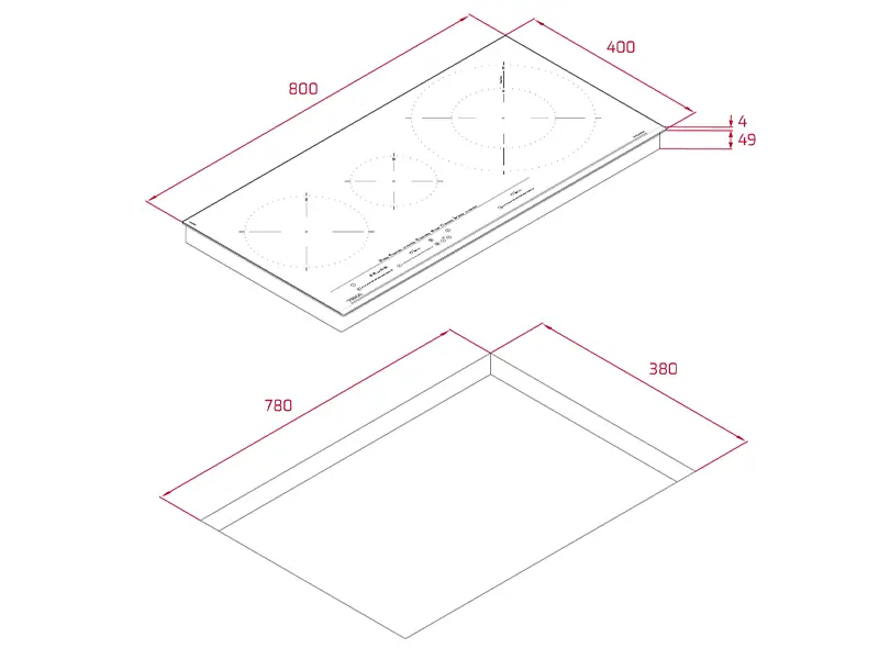 Варильна поверхня Teka - IZC 83620 112500039 - 2