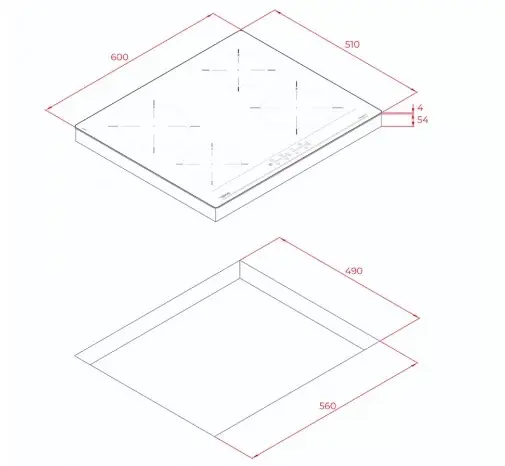 Варильна поверхня Teka - IBC 64000 BK MSS 112520007 - 2