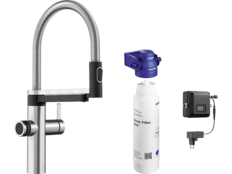 Змішувач кухонний Blanco - EVOL-S PRO FILTER PVD steel (526311) - 2