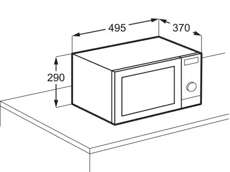 Мікрохвильова піч AEG - MFB 295 DB - 2
