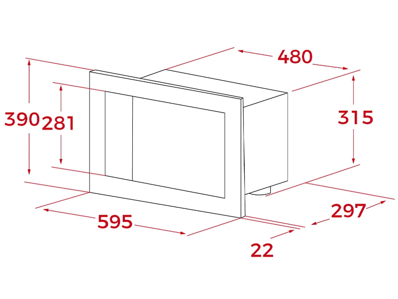 Мікрохвильова піч вбудована Teka - ML 8210 BIS BK 112060008 - 2