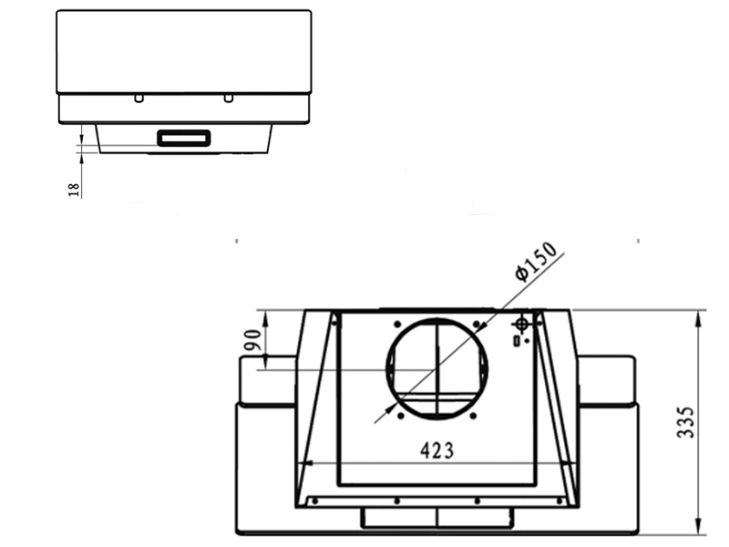 Кухонна витяжка Gorenje - WHI 649 B 21 S - 2