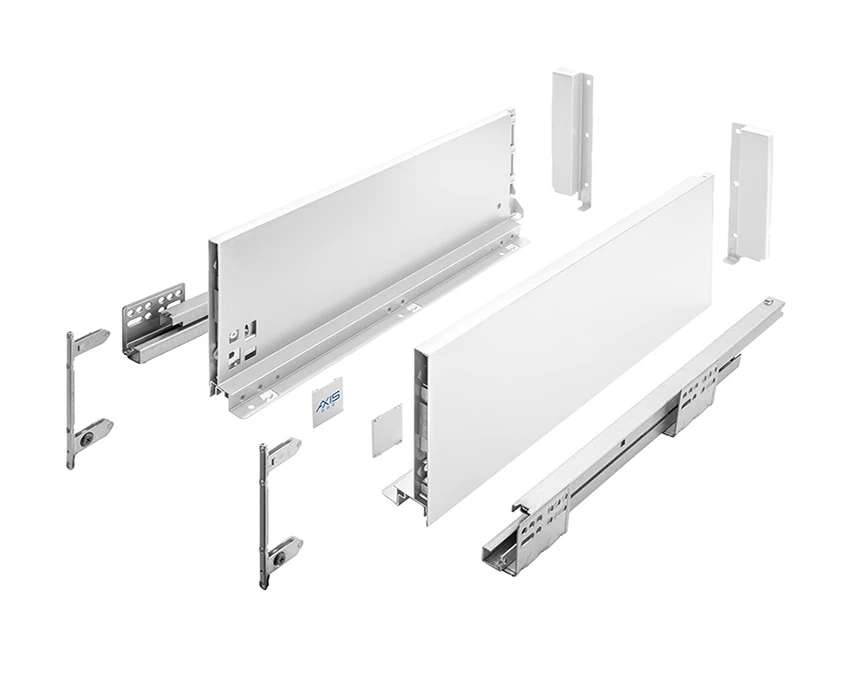 Висувна система GTV AXIS PRO Push to Open H-168мм L-500мм Білий